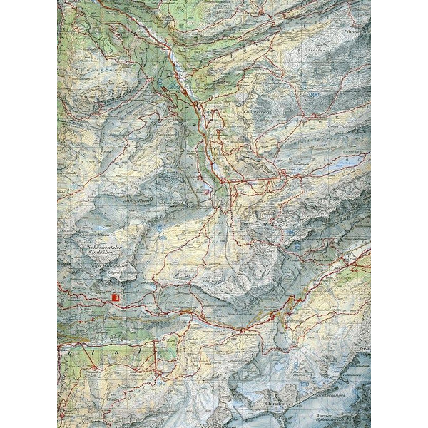 Swisstopo 1 : 50 000 Klausenpass - Wanderkarte