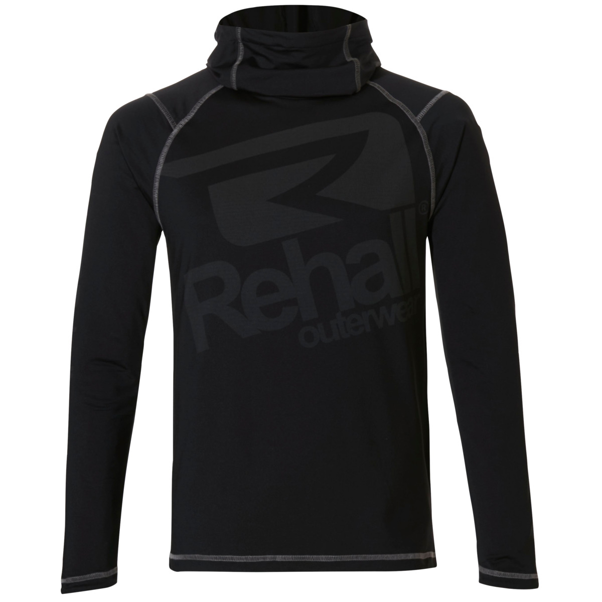 Rehall Stone-R Funktionslangarmshirt schwarz