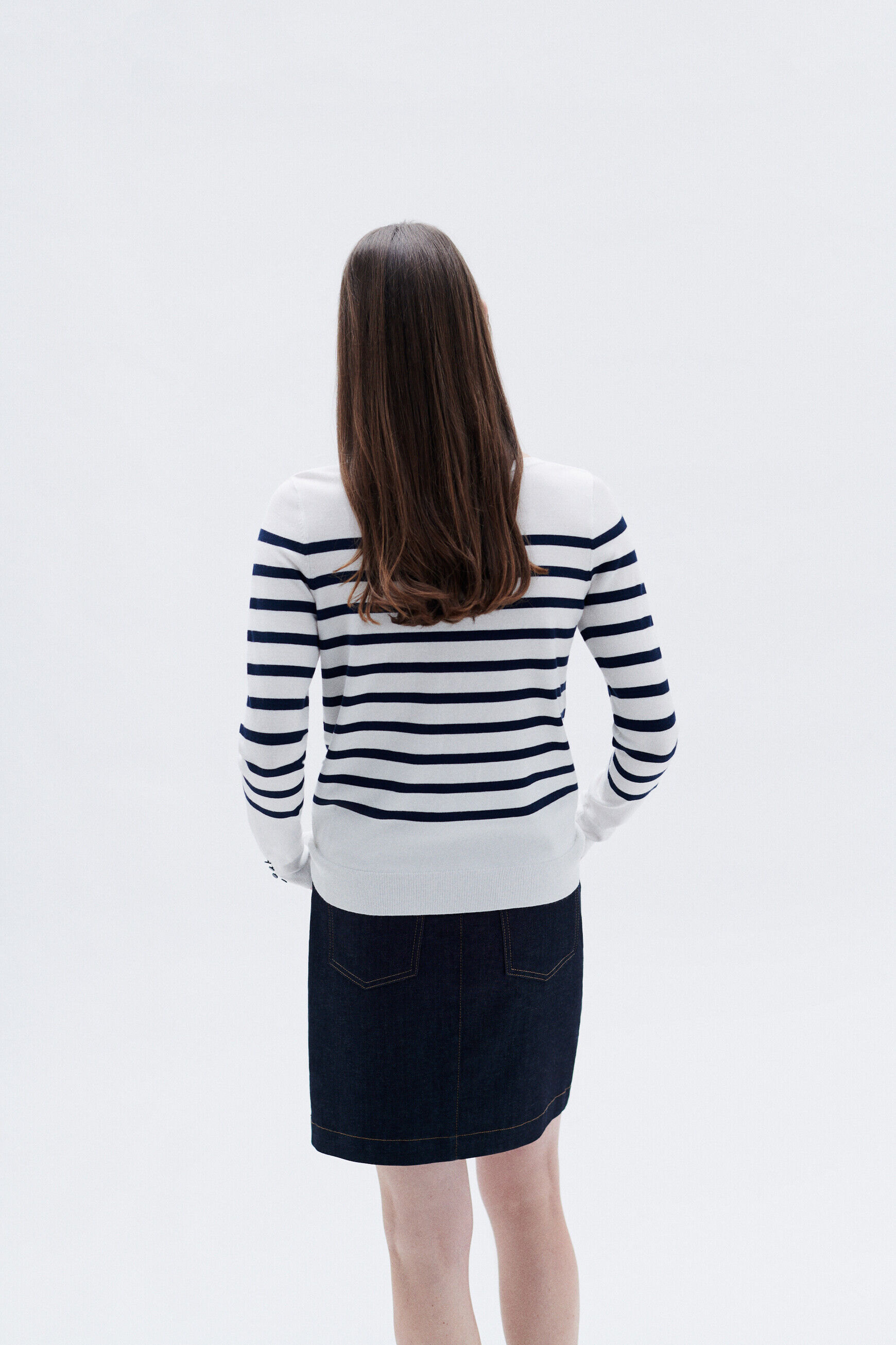 Pull mjulie ivoire femme