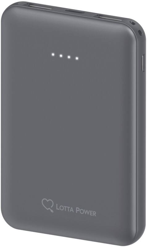 XLayer Powerbank 217403 5.000 mAh Space Grau
