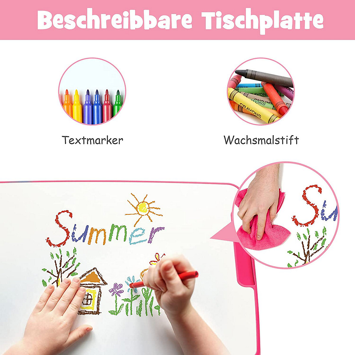 Kinderschreibtisch höhenverstellbar neigbar
