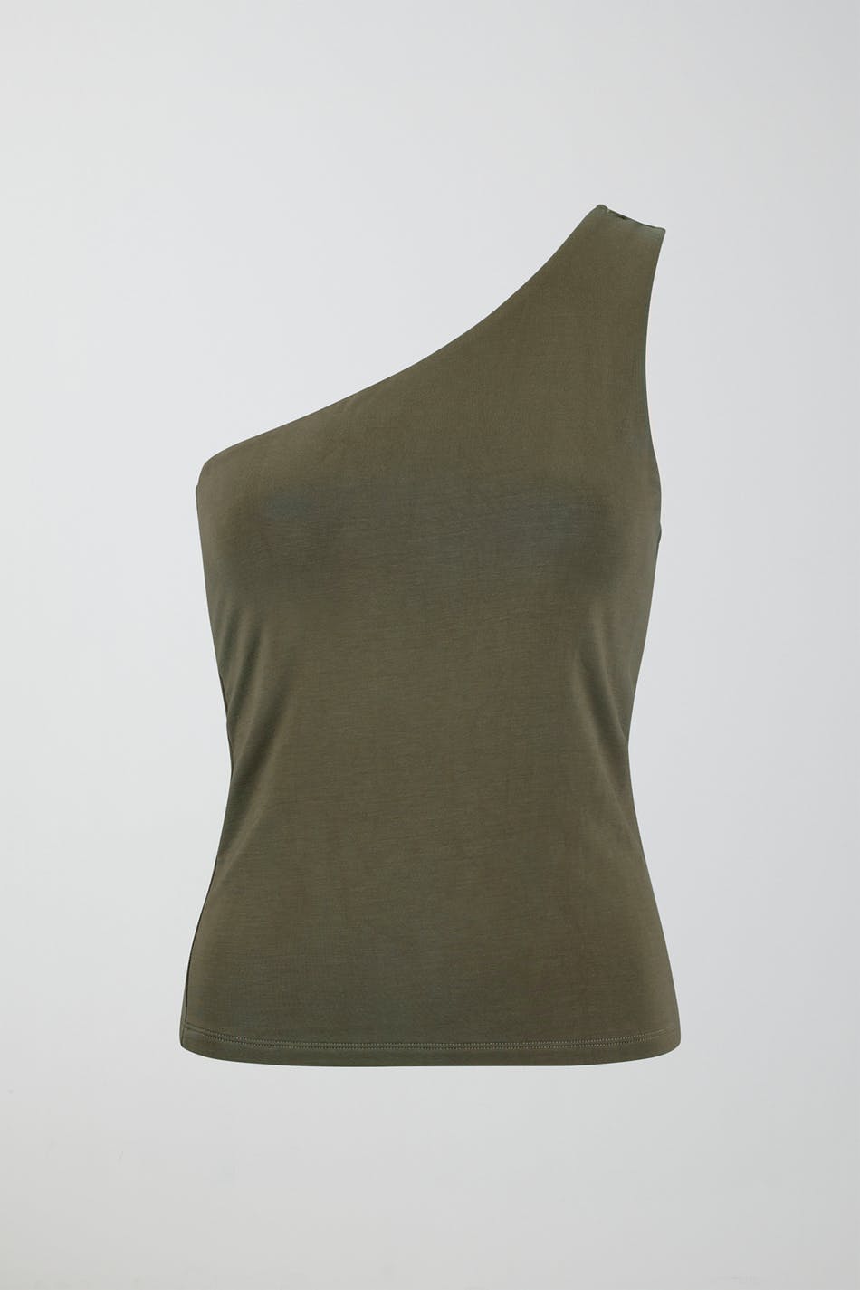 Soft touch one shoulder singlet