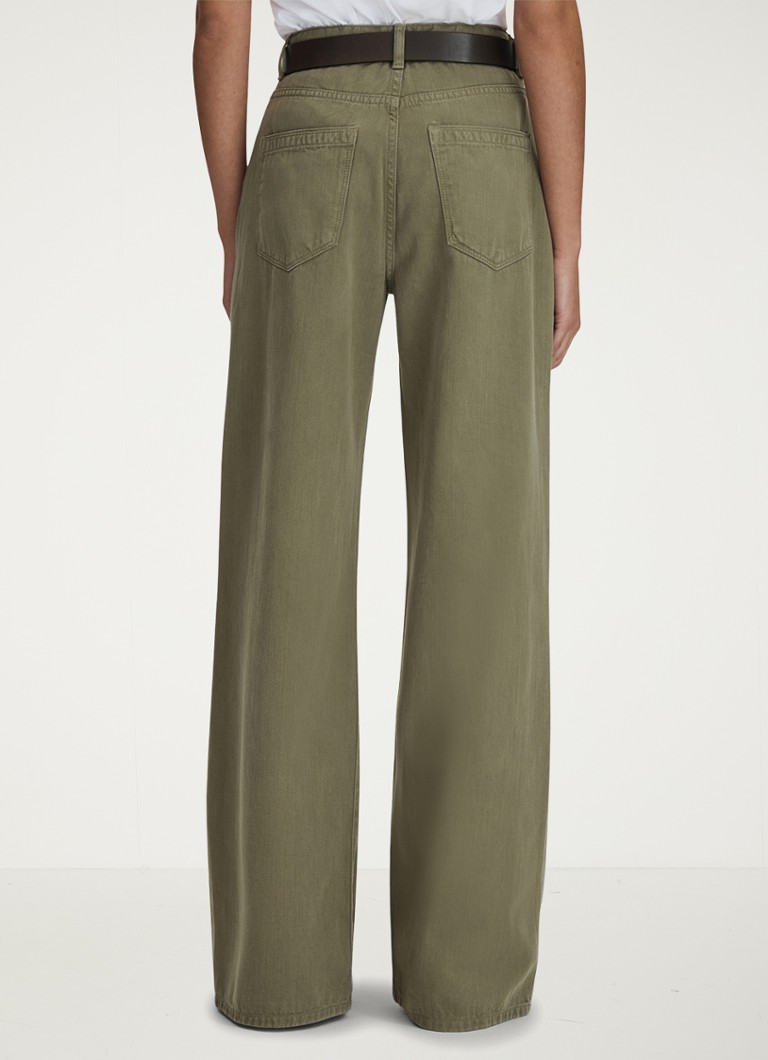 Reiss  Colorado high waist wide leg jeans met steekzakken