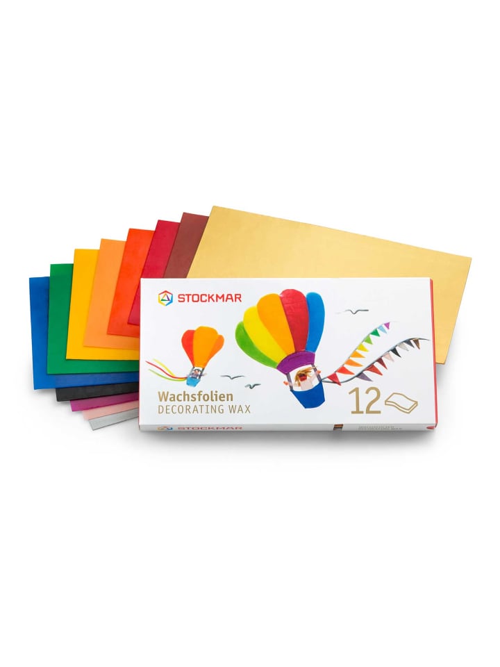Stockmar Breite Wachsfolien in 12 Farben in Bunt günstig kaufen onesize