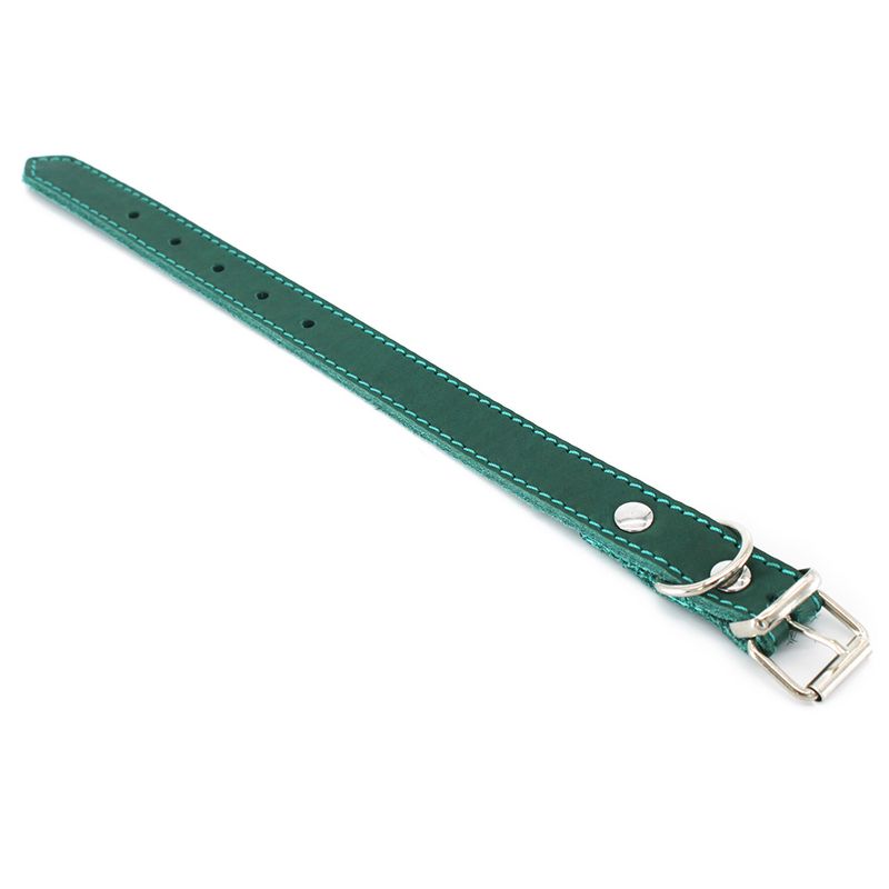 Heim Halsband mit Ziernaht, petrol zu TOP-Preisen
