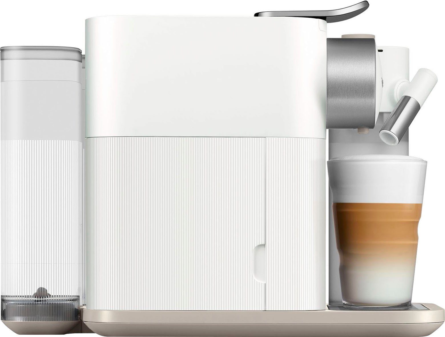 Nespresso Kapselmaschine EN640.W von DeLonghi, white, inkl. Willkommenspaket mit 7 Kapseln