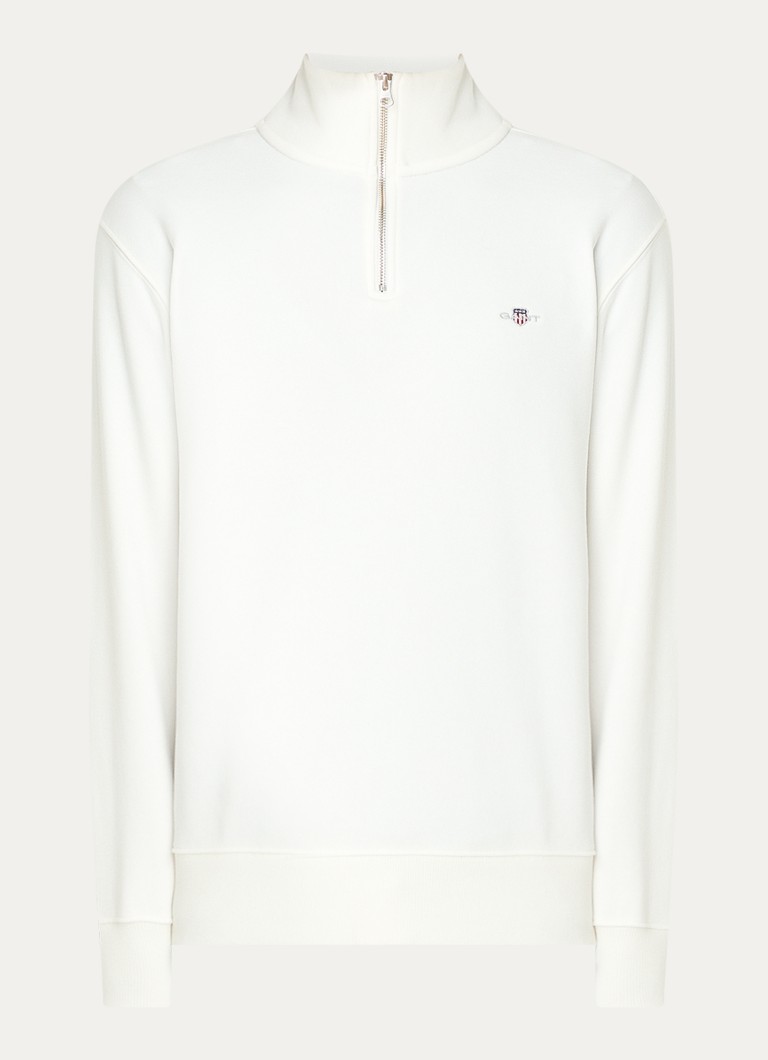 Gant sweater with half zip and logo