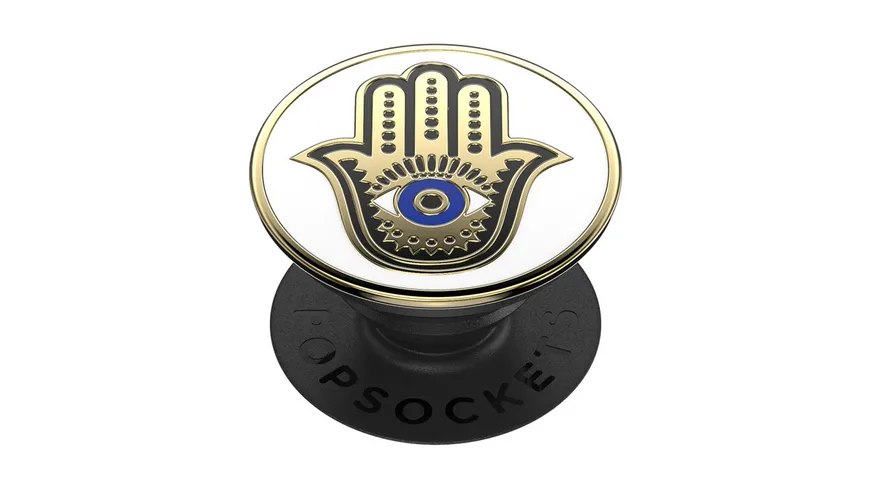 PopGrip Premium Enamel- ausziehbarer Handy-Griff Handyhalter - Hamsa Hand