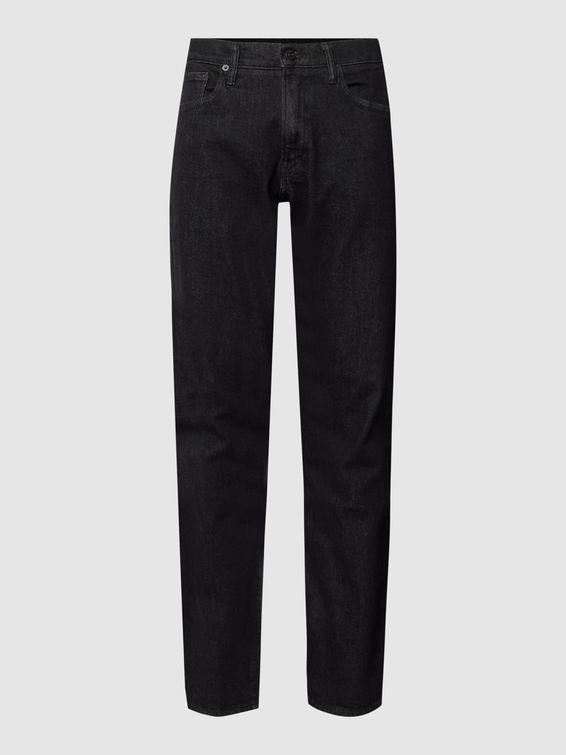 Jeans mit Knopfverschluss Modell 'PARKSIDE' in schwarz
