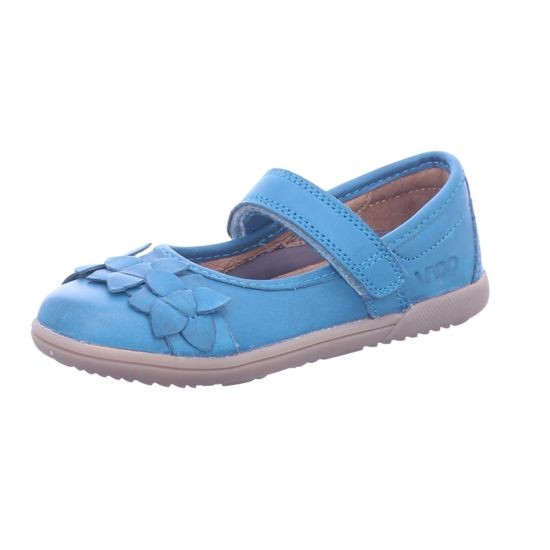 EVADO Ballerinas blau Paula juwel