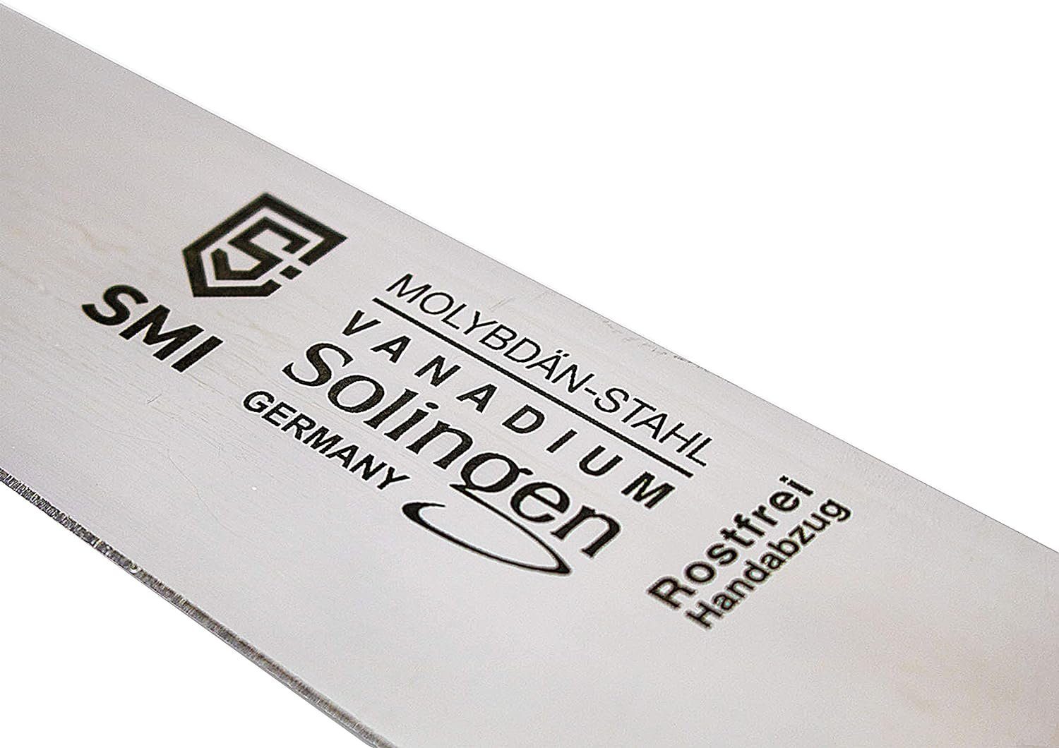 SMI Kochmesser 6-tlg Küchenmesser Set Solingen Metzgermesser Wetzstahl Ausbeinmesser