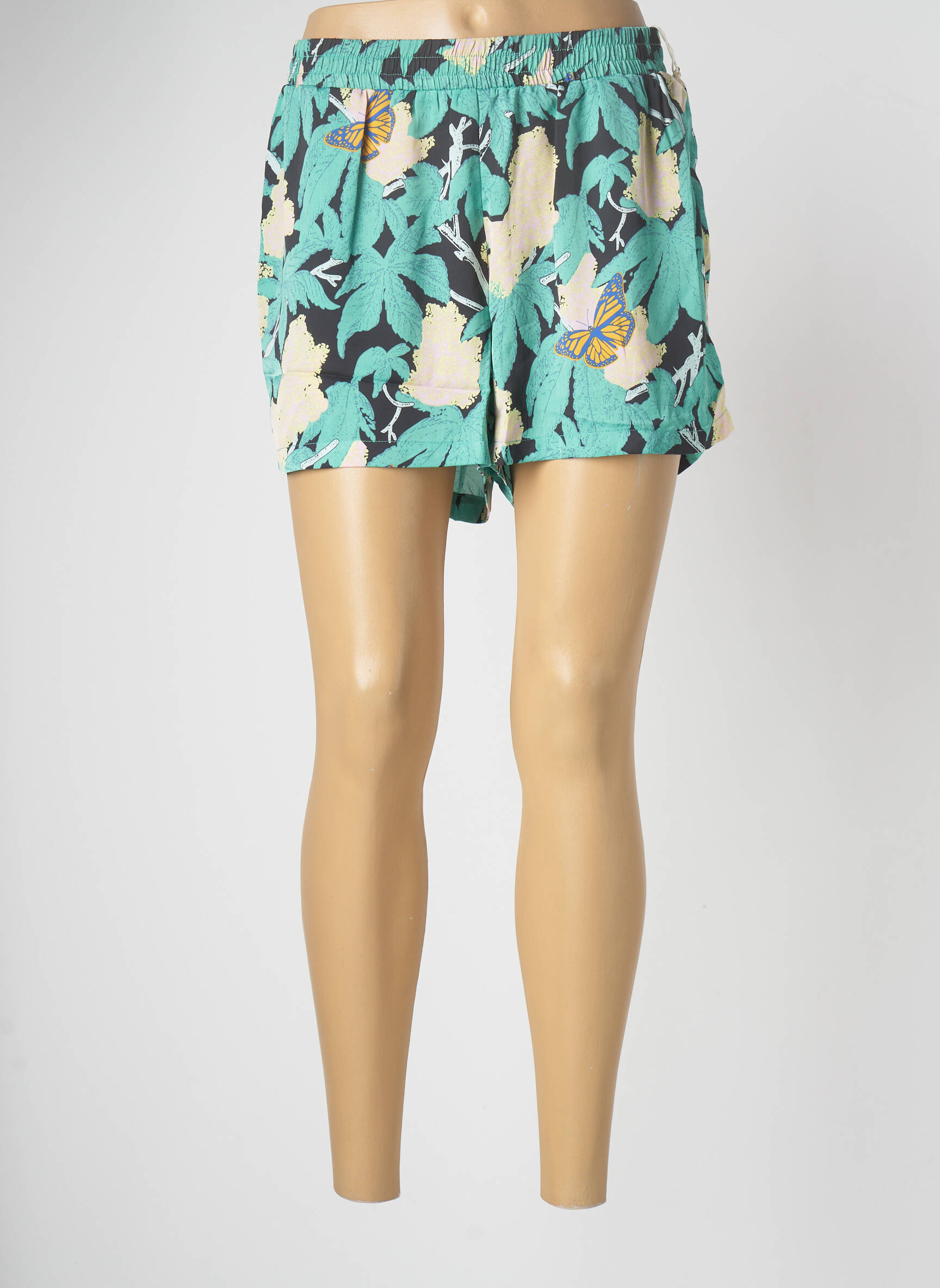 Obey Shorts 1 Femme couleur vert