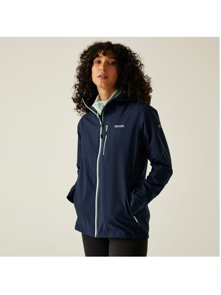 Regatta Birchdale II Funktionsjacke mit Kapuze in Navy günstig kaufen