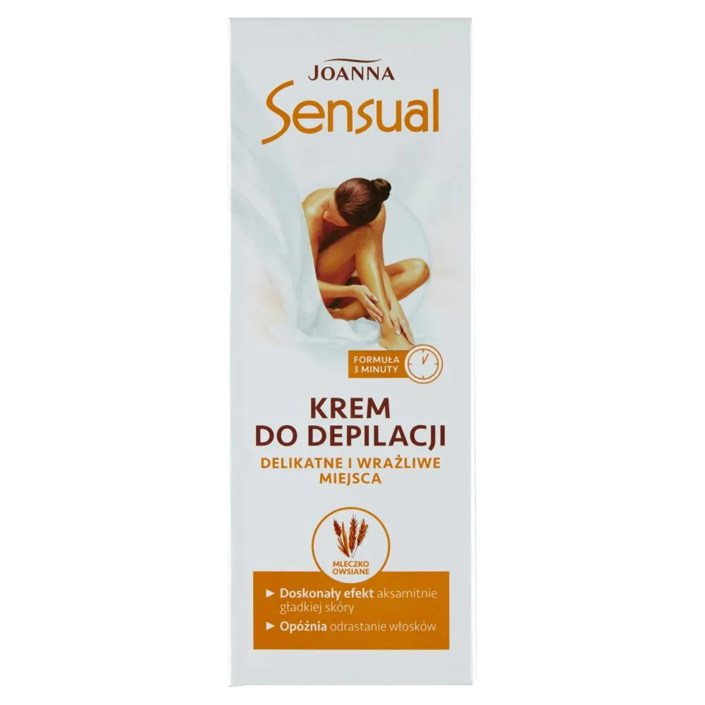 Joanna Sensual Oat Milk szőrtelenítő krém érzékeny területekre