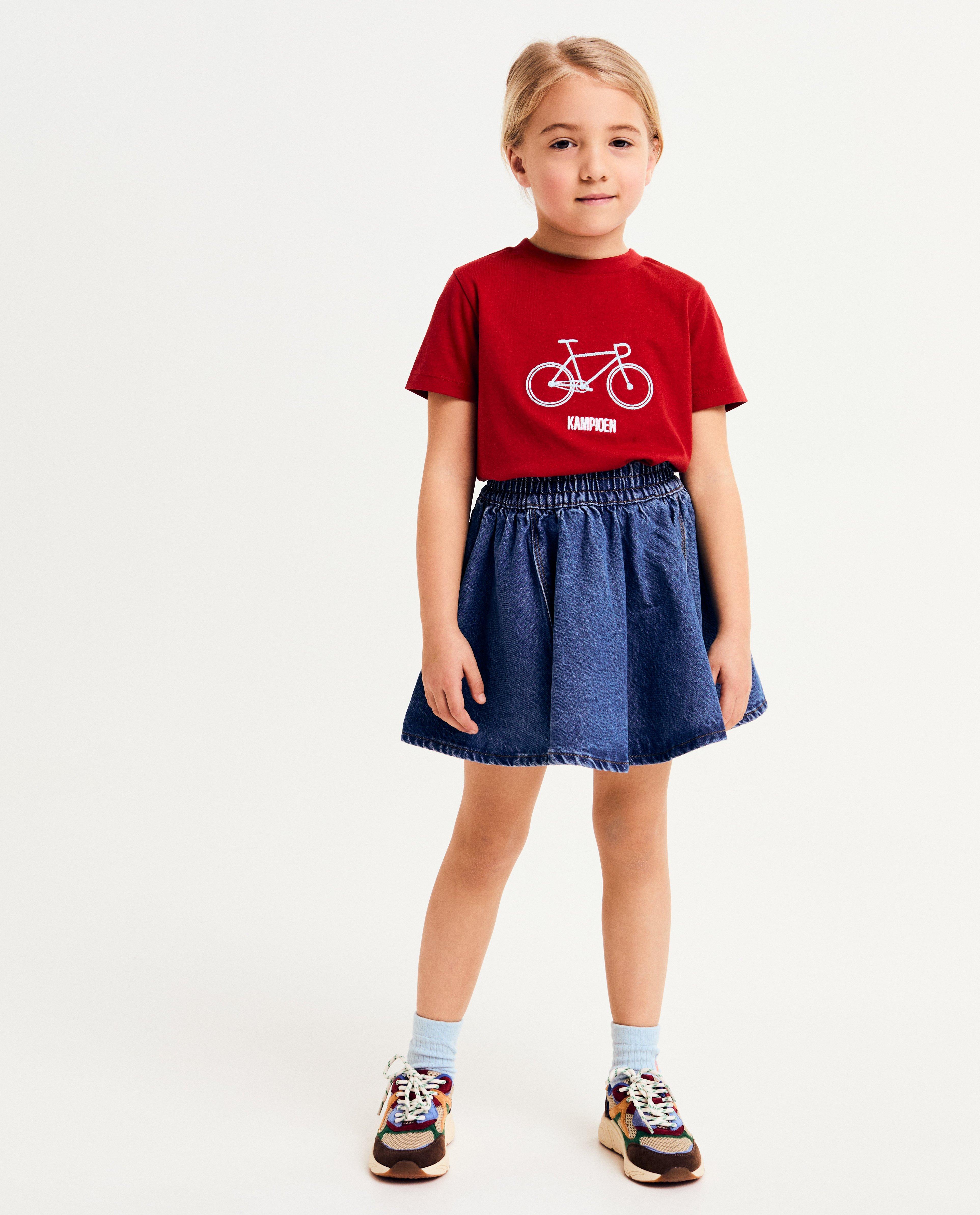 Baptiste biopamut póló, unisex, 98-128 piros