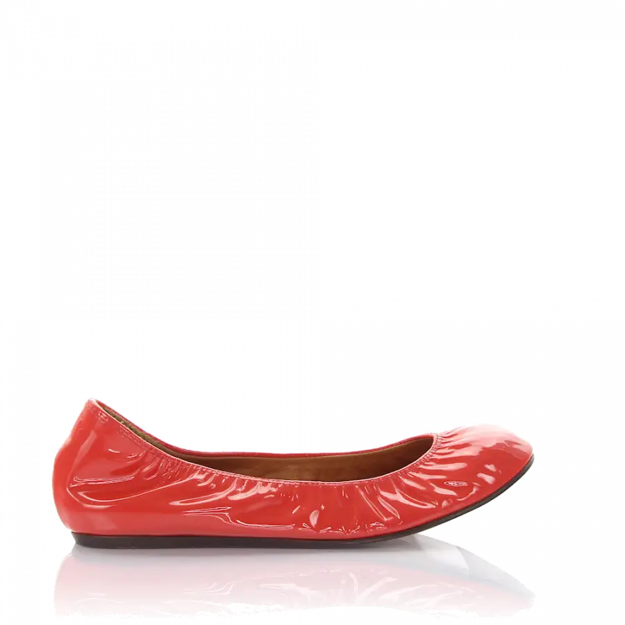 Lanvin - Ballerinas Lackleder rot - rot