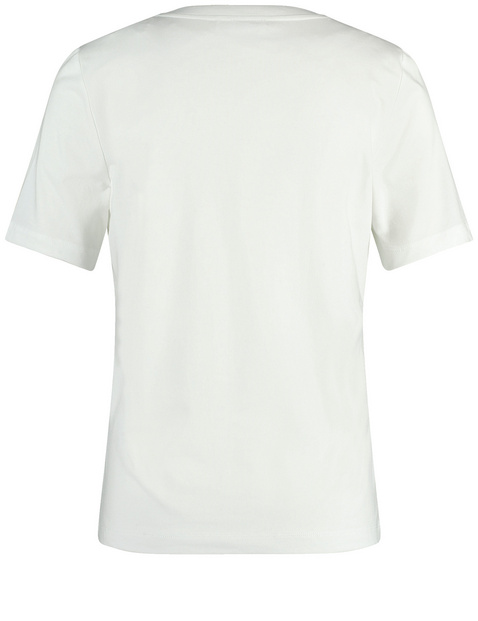 T-Shirt mit abstraktem Frontprint