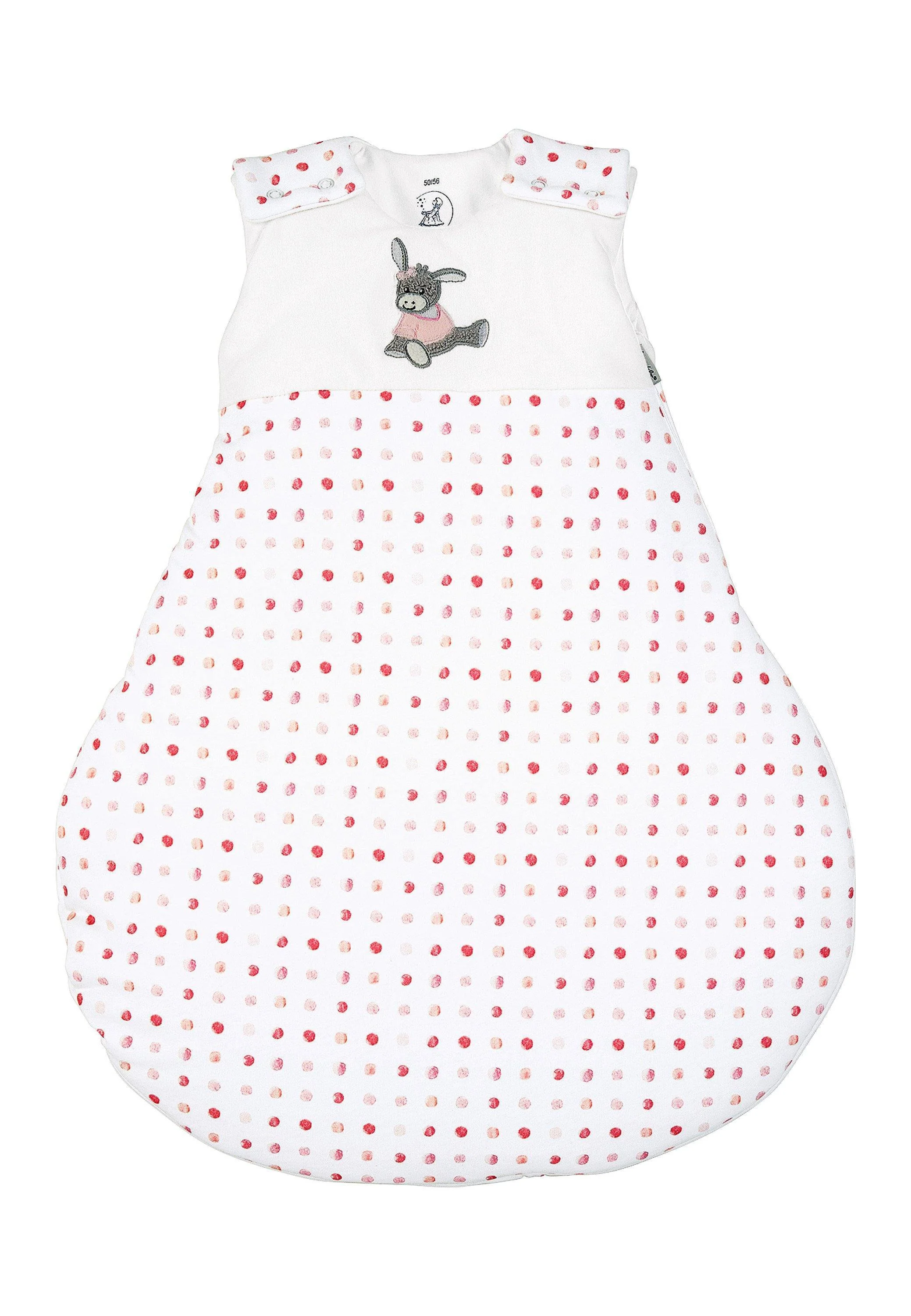 Baby-Schlafsack 50/56 Esel Emmi Girl 3,50 TOG,weiß