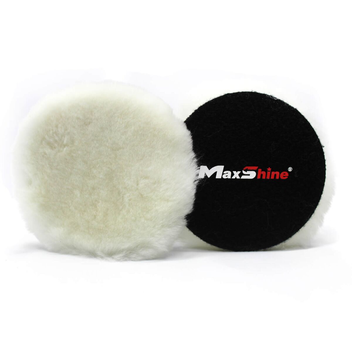MaxShine Cutting Premium Woll-Polierpad 150mm schwarz