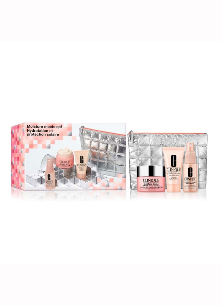Set de îngrijire facială CLINIQUE cu hidratare și protecție solară - Set de îngrijire facială