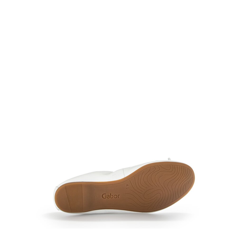 Gabor fashion Eleganter Ballerina weiß