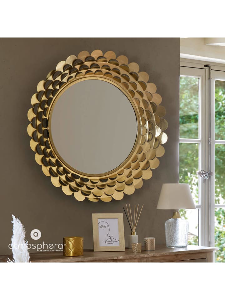 Atmosphera Créateur d'intérieur Glamour-Spiegel in gold günstig kaufen onesize