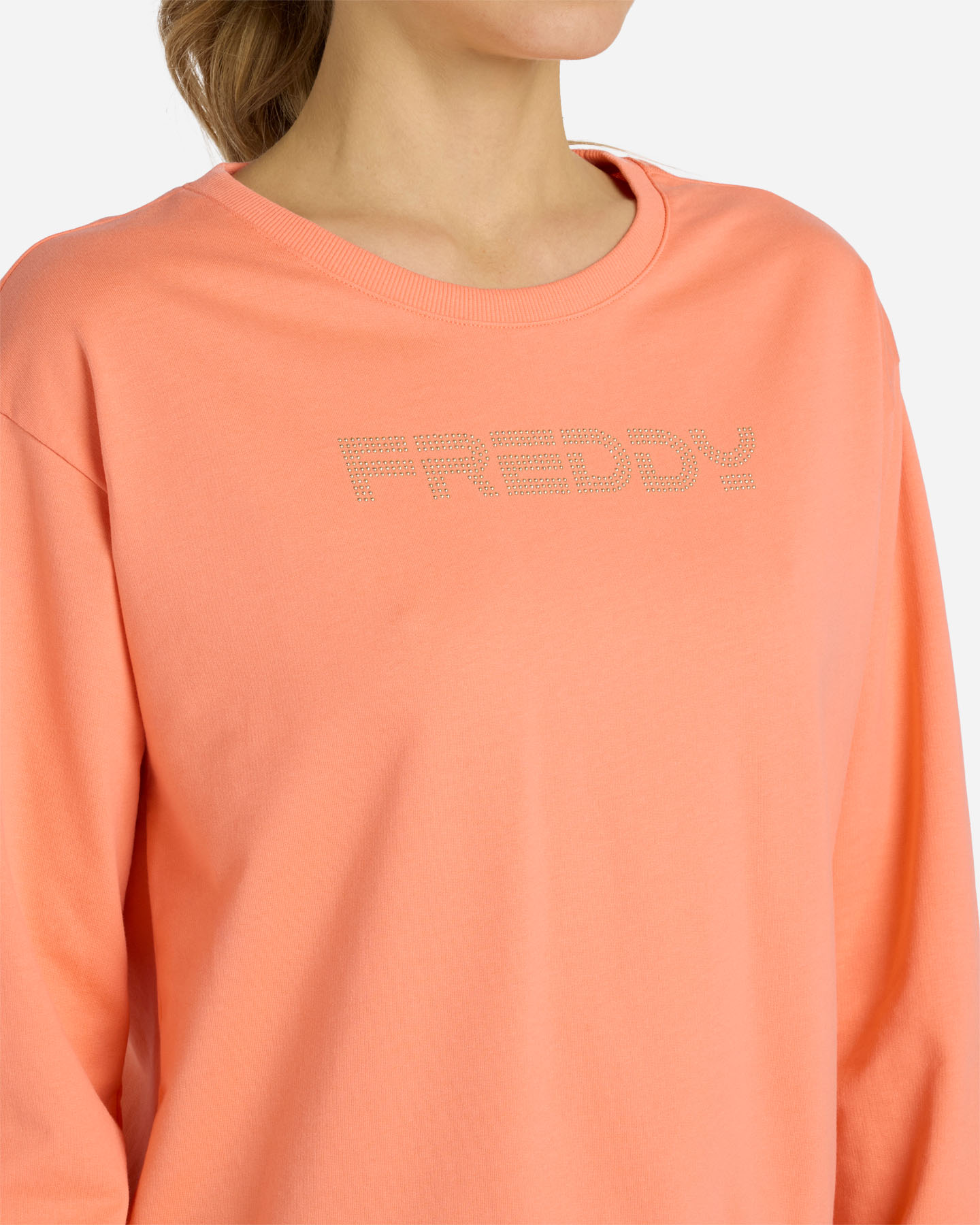 Mikina s veľkým logom Freddy W S25WSMUS3-A10-