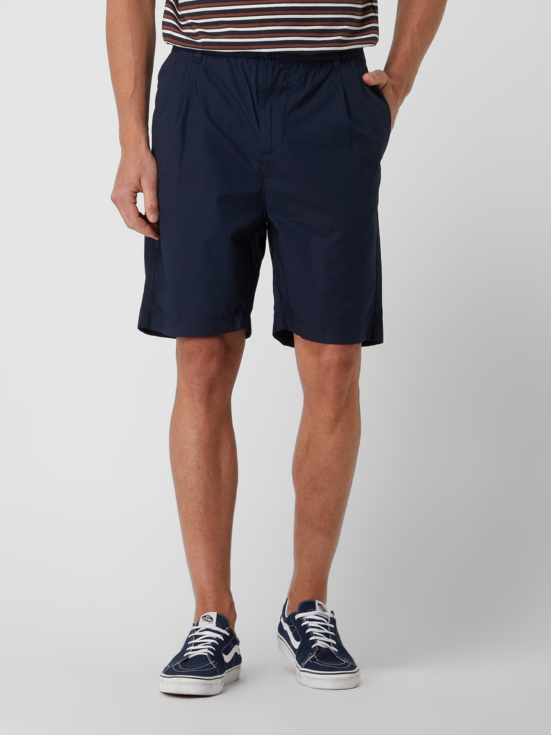 Loose Fit Shorts aus Bio-Baumwolle Modell 'Baron' in bleu