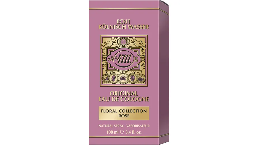 4711 FLORAL COLLECTION ROSE Eau de Cologne 100 ml