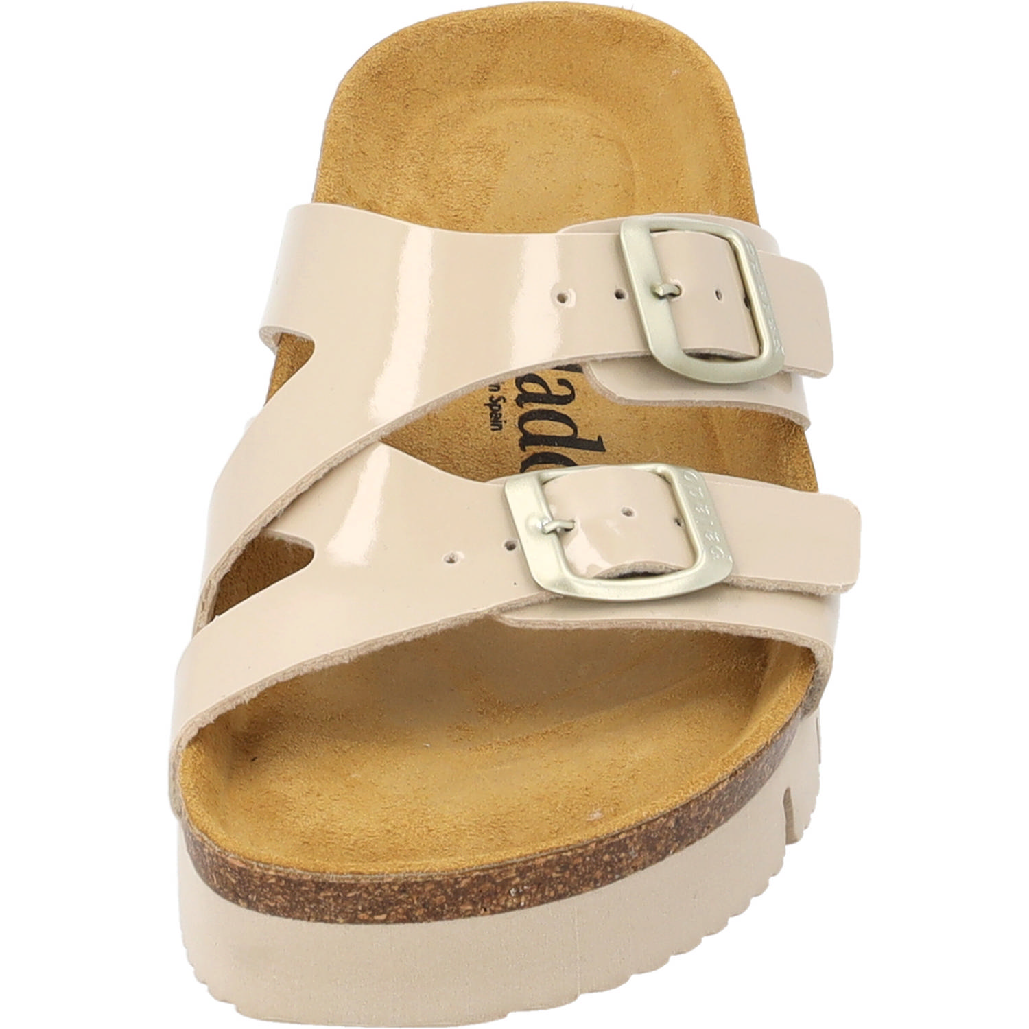 Palado Arrila PL, Pantoletten, Damen, Beige Lack