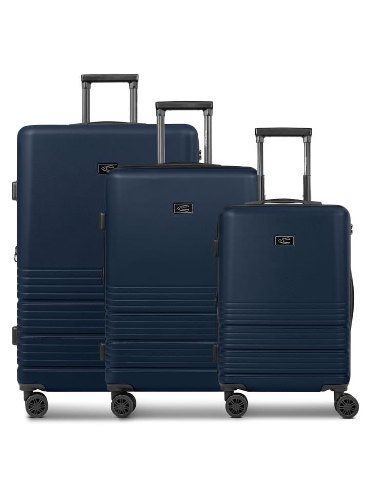 Camel Active Hanoi 4 Rollen Kofferset 3-teilig mit Dehnfalte in dark blue günstig kaufen onesize