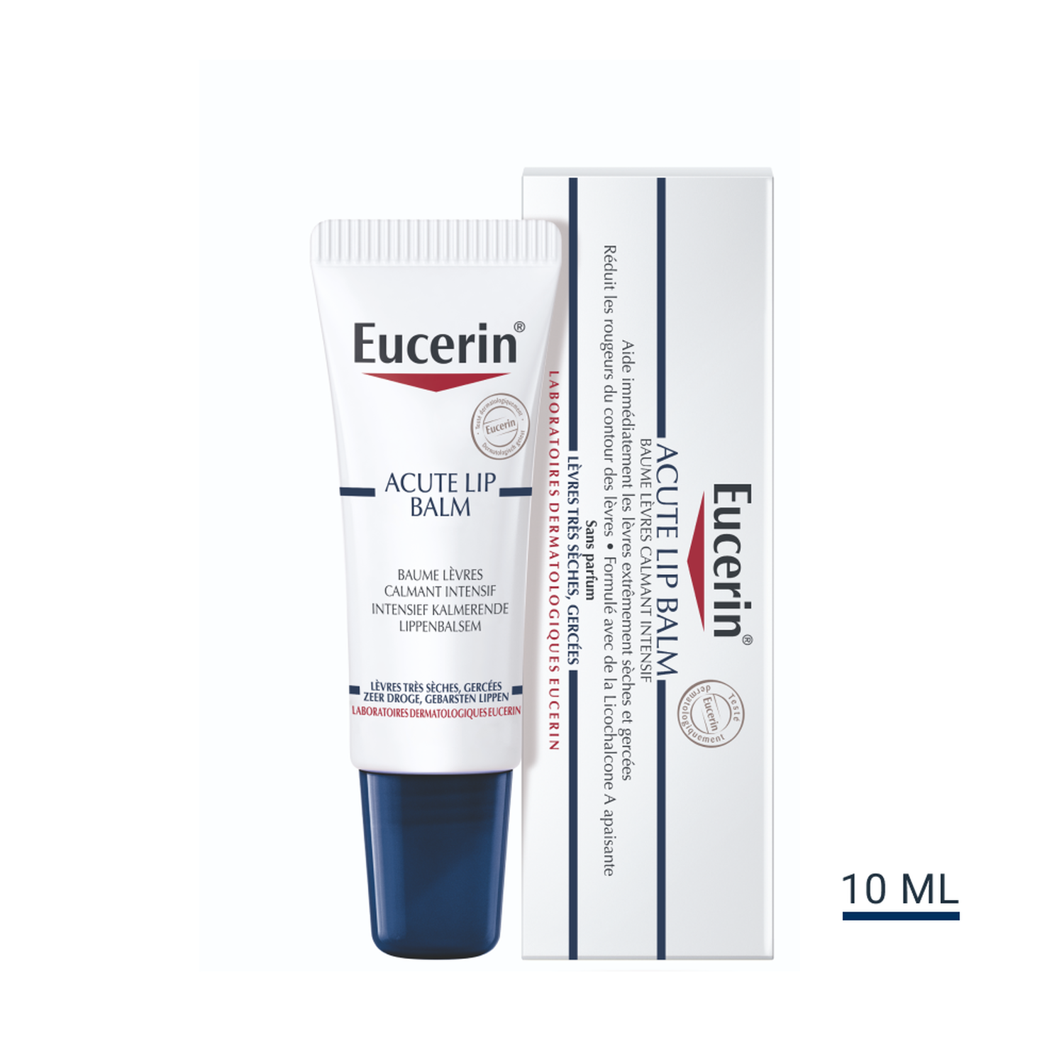 Eucerin Acute Lip Balm Baume Lèvres Calmant - Lèvres Sèches à Très Sèches