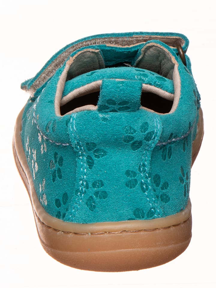 kmins Leder-Barfußschuhe in Türkis günstig kaufen