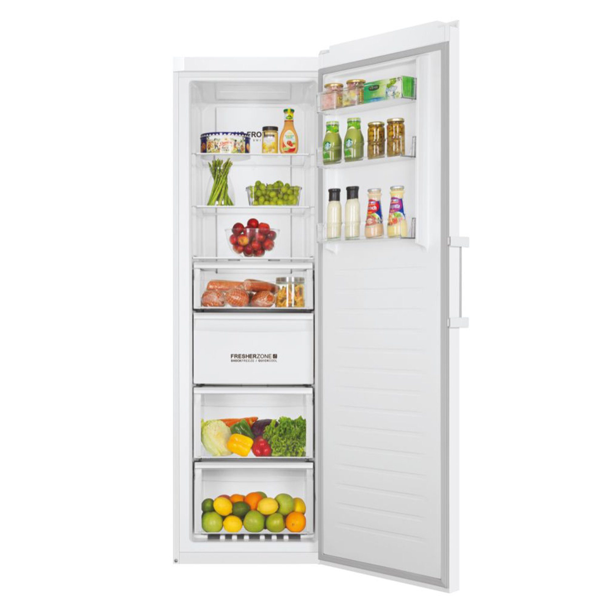 Haier Gefrierschrank H3F-320WTAAU1, 190.5 cm hoch, 59.5 cm breit, No Frost, Gefrierschrank wird zum Kühlschrank