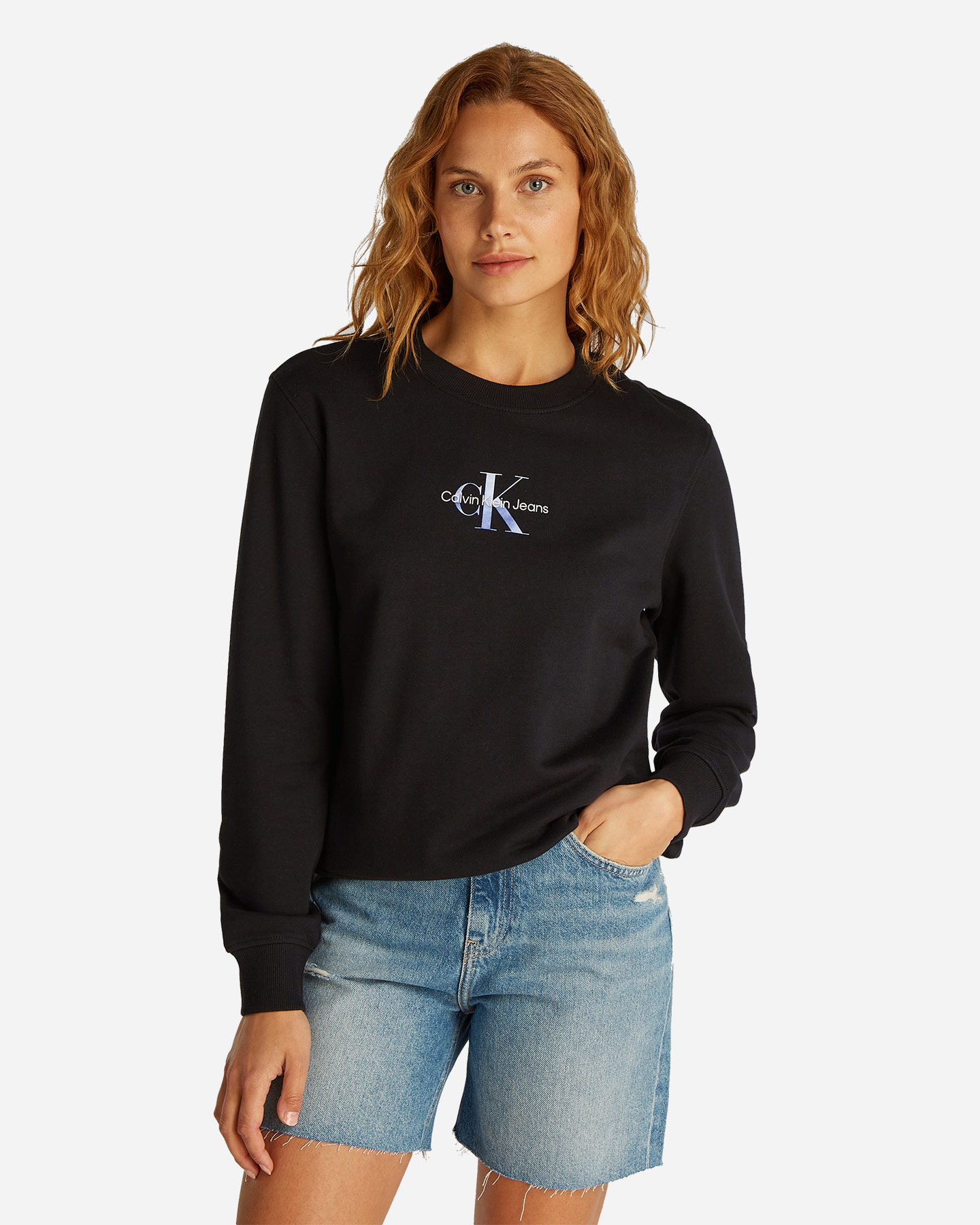 Felpa Calvin Klein Jeans Monogram W J20J225360-BEH