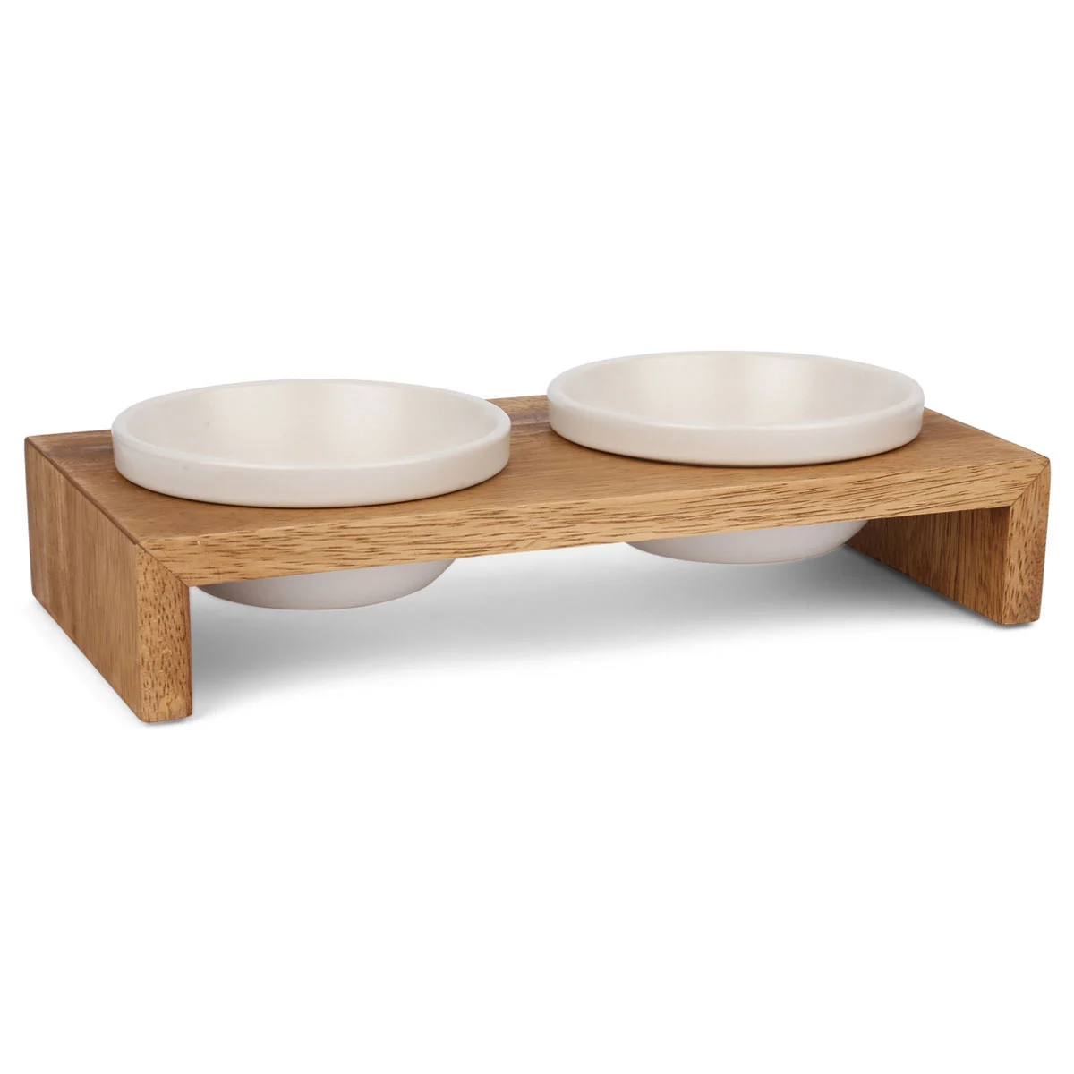 Replus Gohan Doppelnapf in teak günstig kaufen