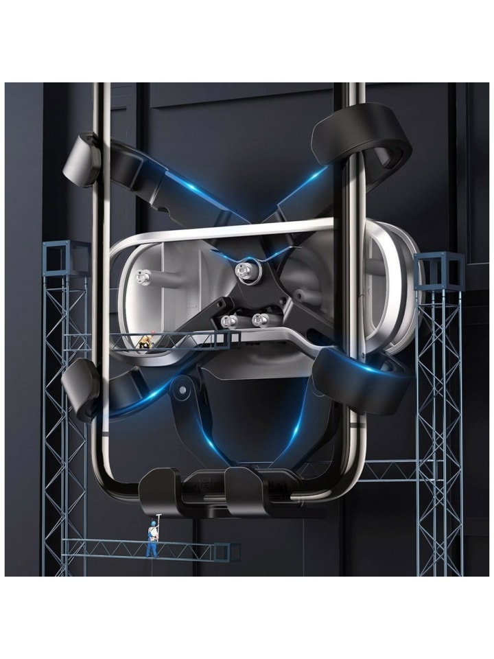 Ugreen Ugreen 80871 Gravity Autotelefonhalter Schwarz 360 Grad Drehung in Schwarz günstig kaufen onesize