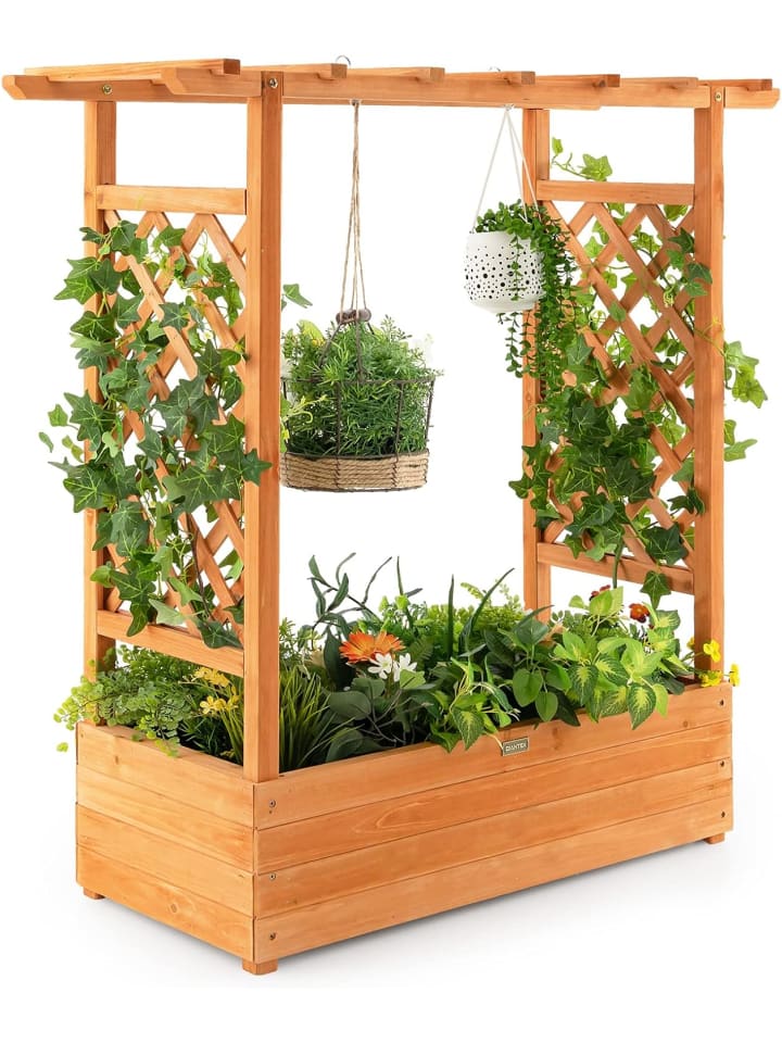 COSTWAY Blumenkasten-Pflanzleiter in Orange günstig kaufen onesize