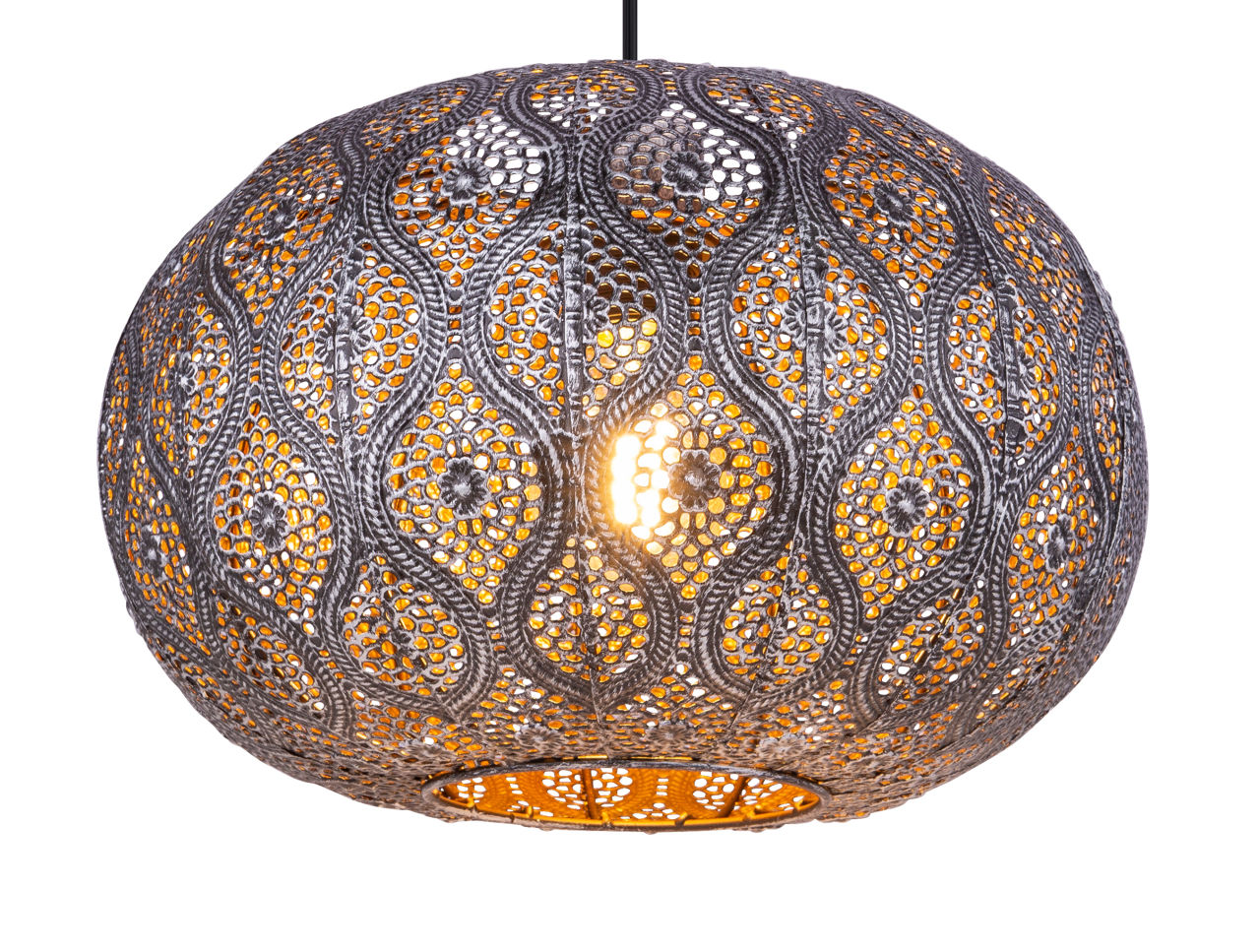 Globo Lighting - SOLERA - Hängeleuchte Metall schwarz, 1x E27