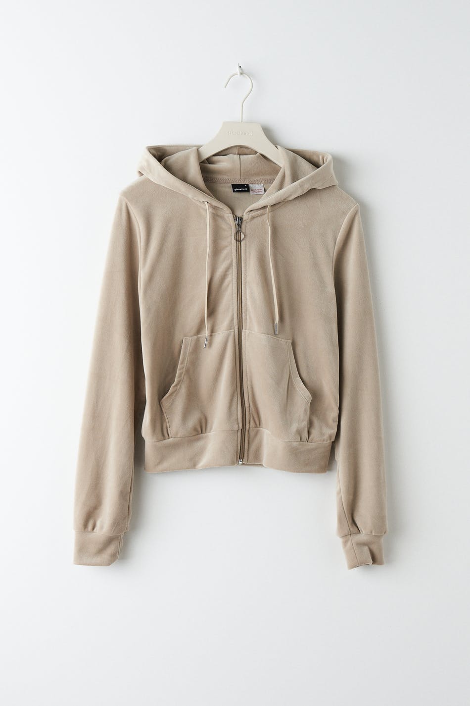 Velour hoodie