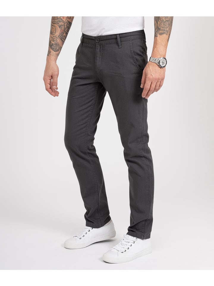 Rock Creek Chino in Dunkelgrau günstig kaufen
