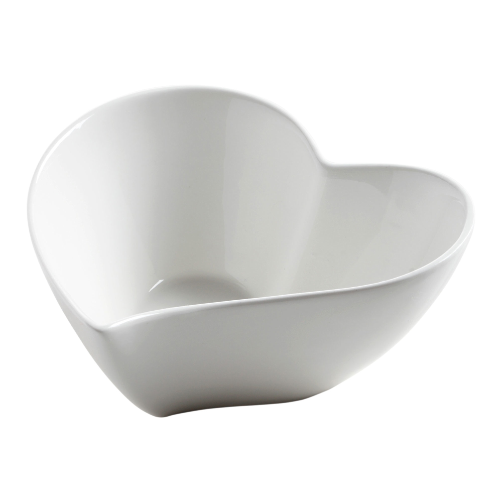 Schale Herz White Basic weiß