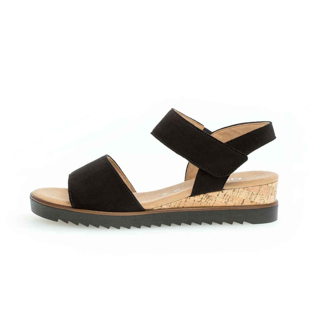 Gabor comfort Keilsandalette schwarz