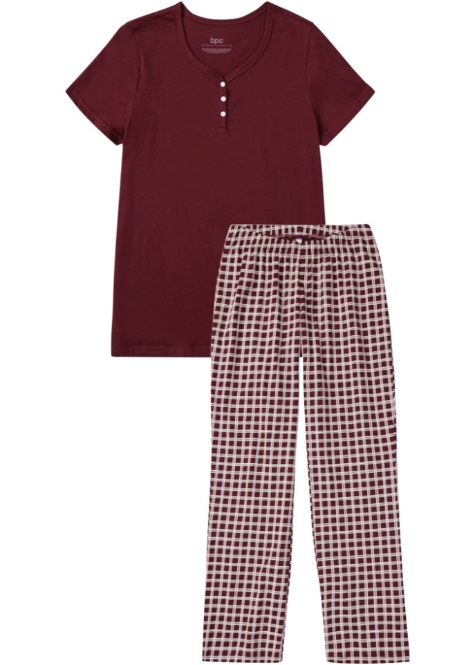 Pyjama mit Knopfleiste
