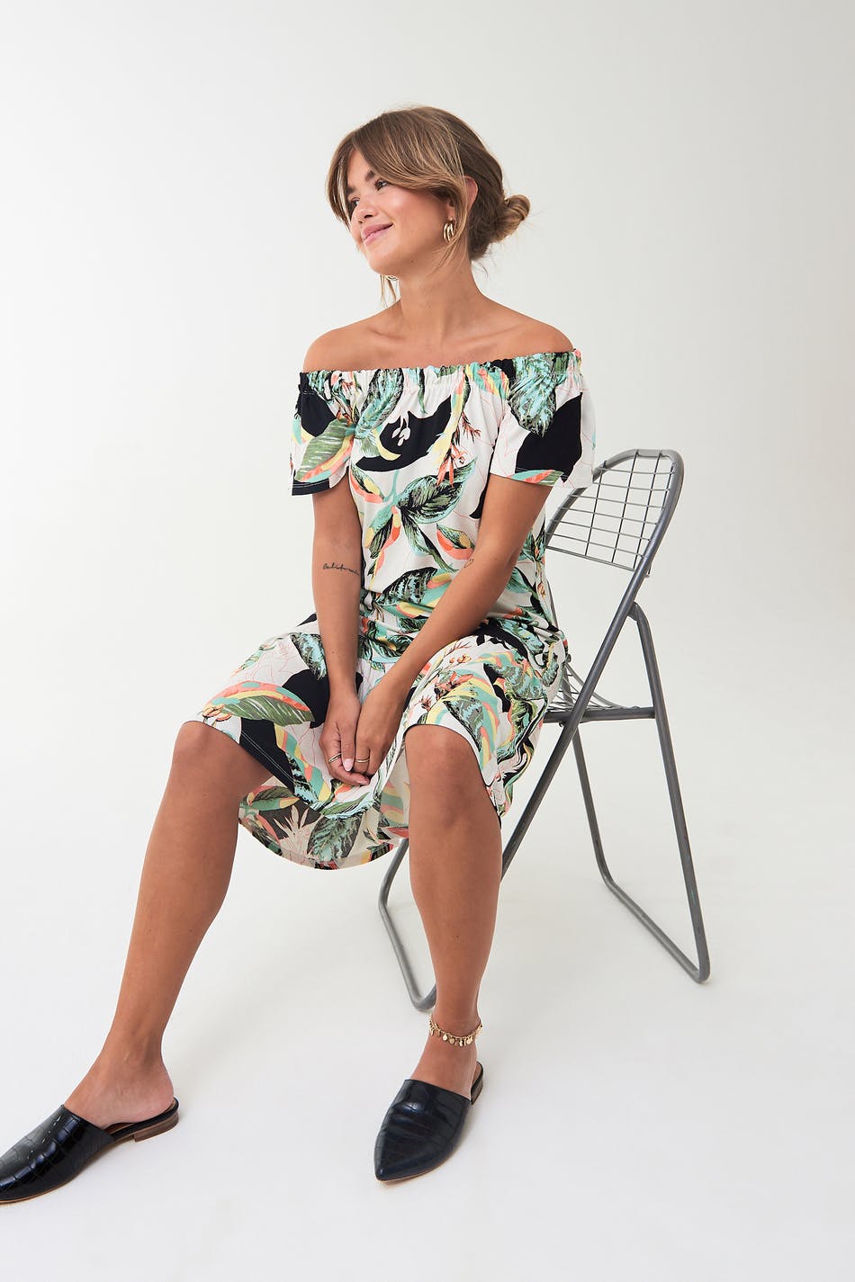 Lykke off shoulder dress