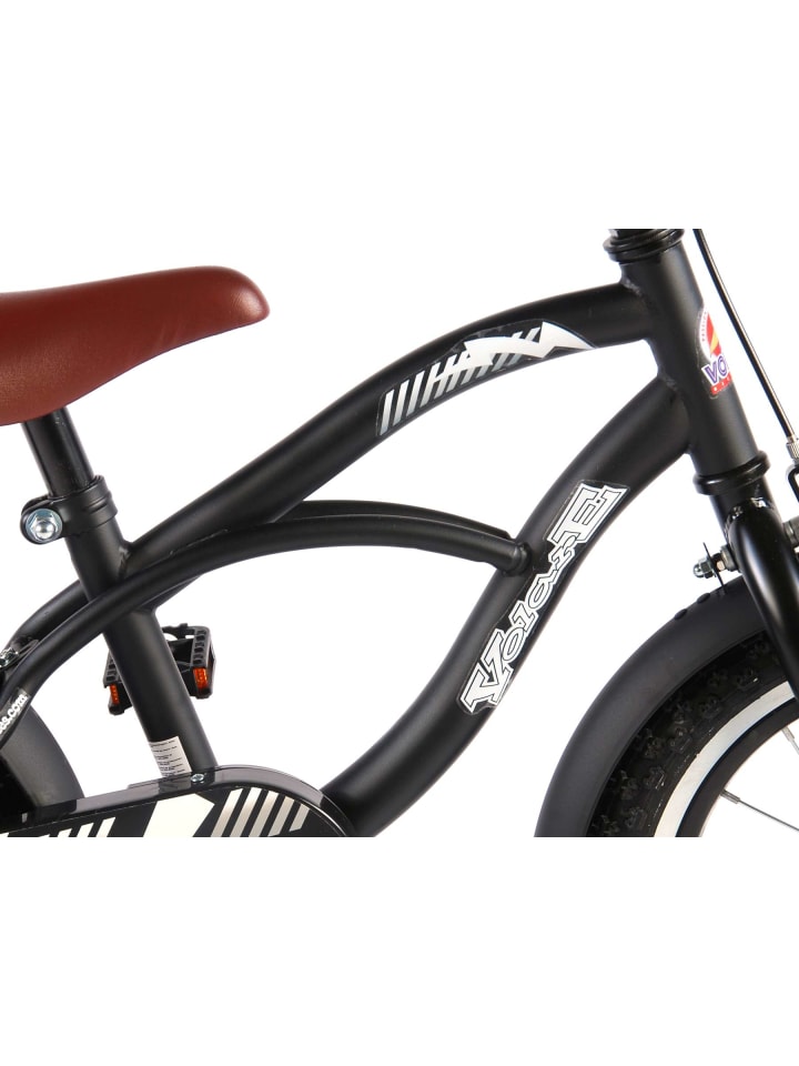 Volare Kinderfahrrad Black Cruiser für Jungen 14 Zoll Kinderrad in Schwarz 3 Jahre günstig kaufen onesize