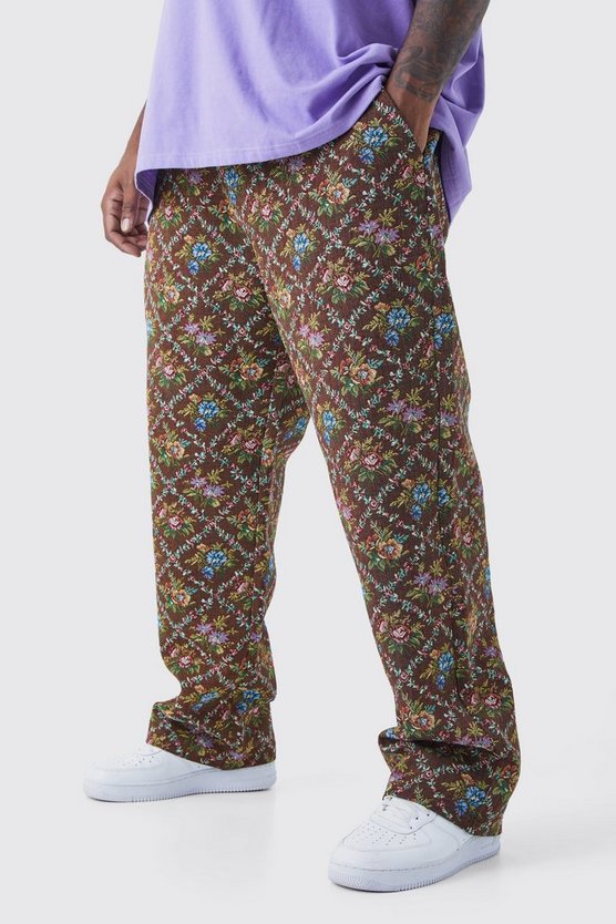 Plus florale Hose