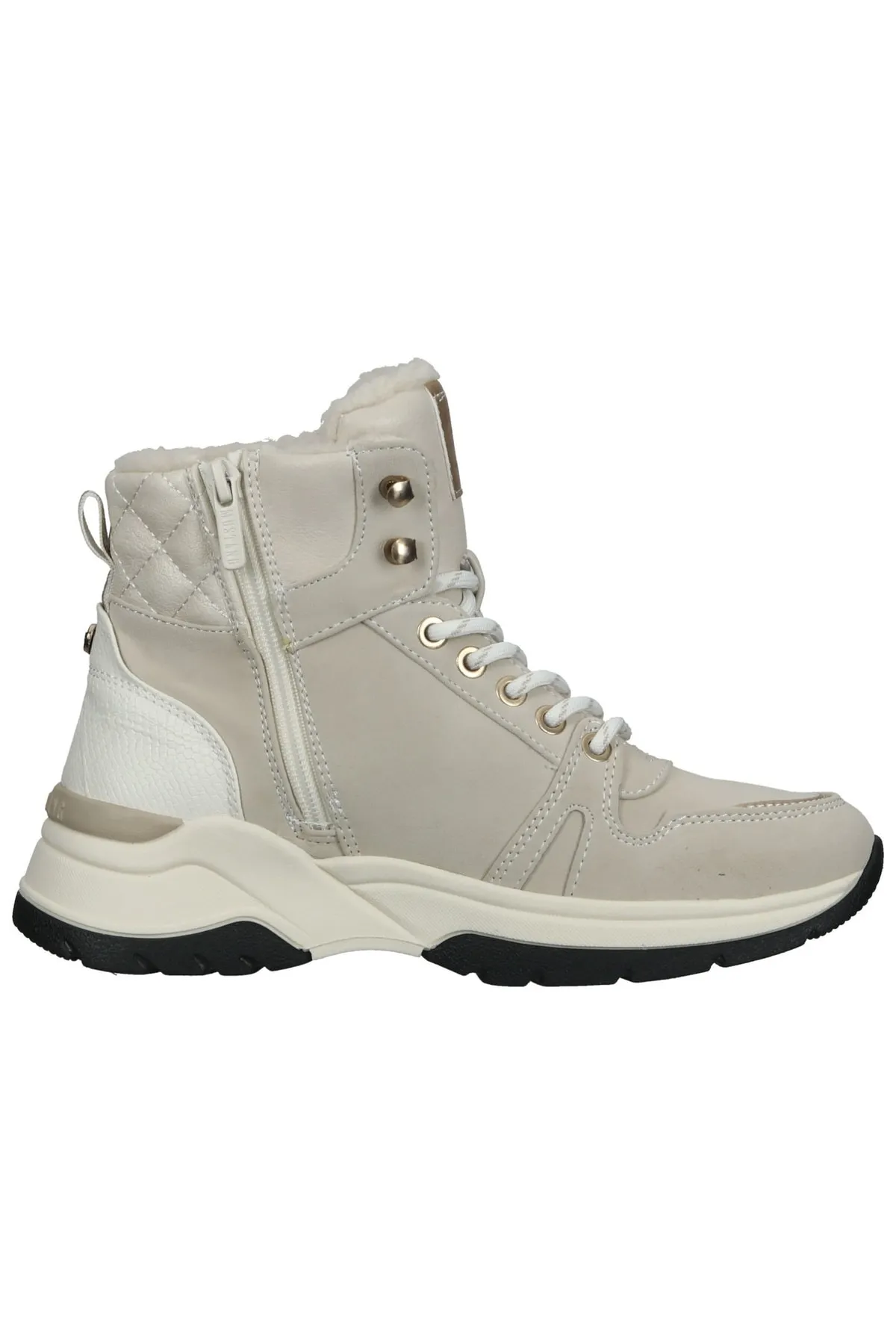 Mustang  Stiefelette - Beige - Flacher Absatz