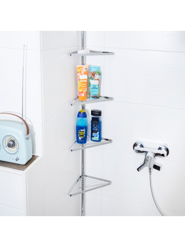 Everysentials Teleskop-Badregal in Silber günstig kaufen onesize