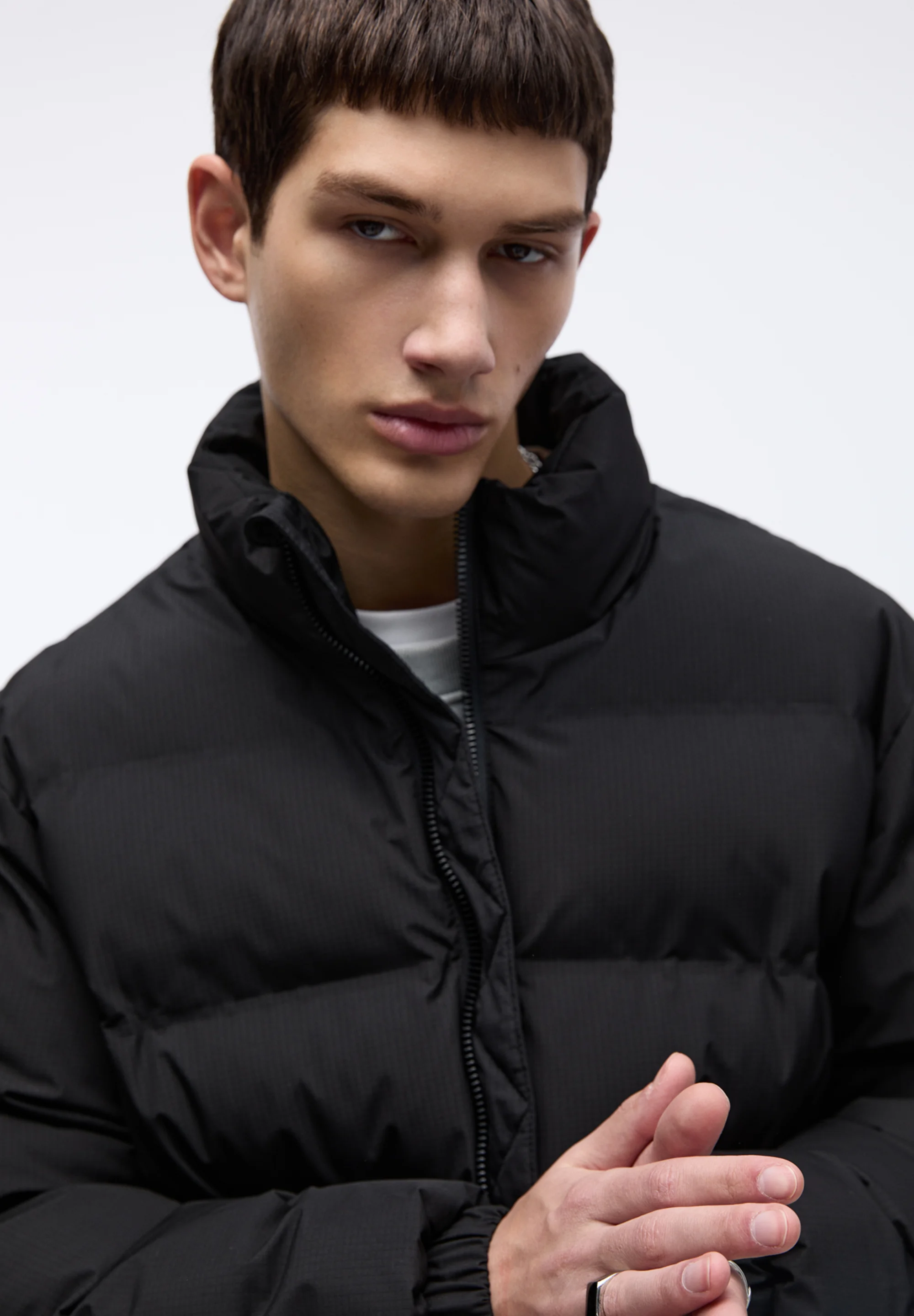 PULL&BEAR BASIC COLORED-PUFFER- Chaqueta de invierno